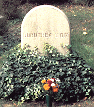 Photo of Dorothea Dix's grave by Jeanette Waits