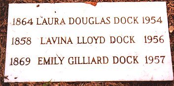 Photo of Lavinia L. Dock's grave courtesy of Mary Ann Burnam