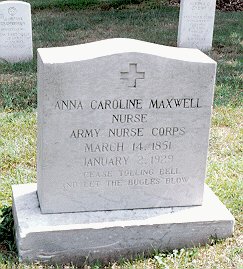 Photo of Anna C. Maxwell's grave by Linda K. Strodtman