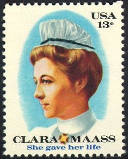 1976 US stamp honoring Clara L. Maass